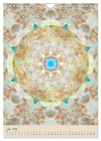 Produktbild: MANDALAS DES LICHTS (Wandkalender 2026 DIN A4 hoch), CALVENDO Monatskalender