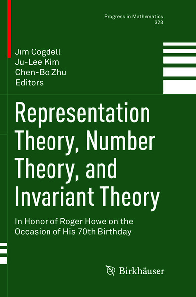 Produktbild: Representation Theory, Number Theory, and Invariant Theory