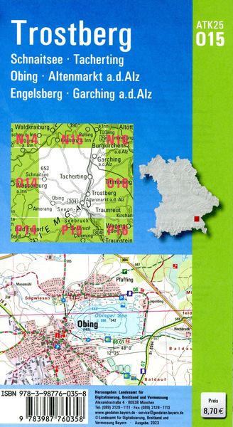 Produktbild: ATK25-O15 Trostberg (Amtliche Topographische Karte 1:25000)