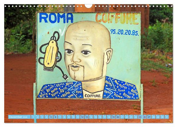 Produktbild: Barbershops in Afrika (Wandkalender 2026 DIN A3 quer), CALVENDO Monatskalender