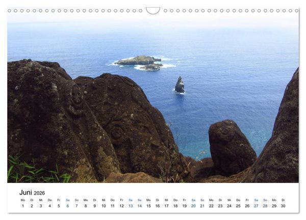 Produktbild: Die Osterinsel - mystisches Inselparadies im S&uuml;dostpazifik (Wandkalender 2026 DIN A3 quer), CALVENDO Monatskalender