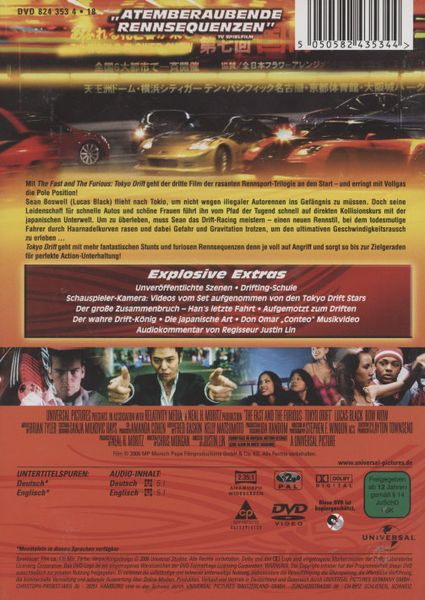 Produktbild: The Fast and the Furious: Tokyo Drift
