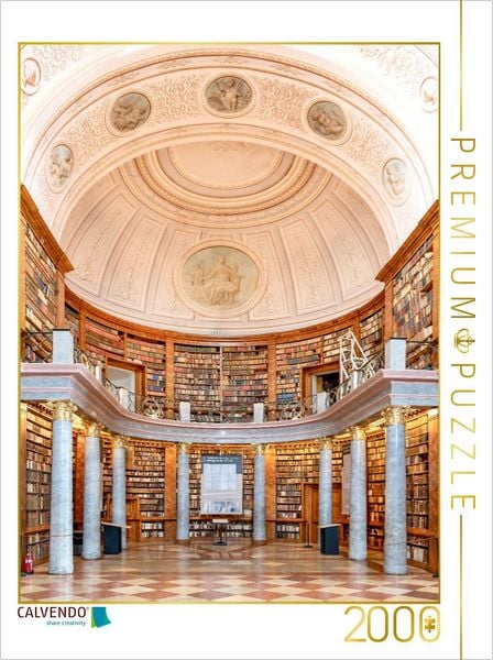 CALVENDO Puzzle Bibliothek der Benediktiner-Abtei in Pannonhalma 2000 Teile Lege-Größe 90x67cm Foto-Puzzle für glückliche Stunden