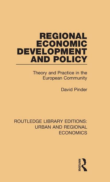 Produktbild: Regional Economic Development and Policy
