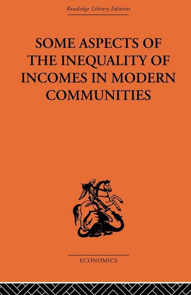 Produktbild: Some Aspects of the Inequality of Incomes in Modern Communities
