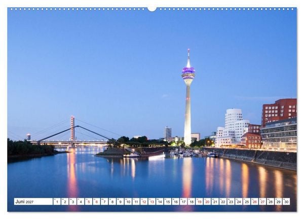 Produktbild: D&uuml;sseldorf - Momente einer Reise (Wandkalender 2027 DIN A2 quer), CALVENDO Monatskalender
