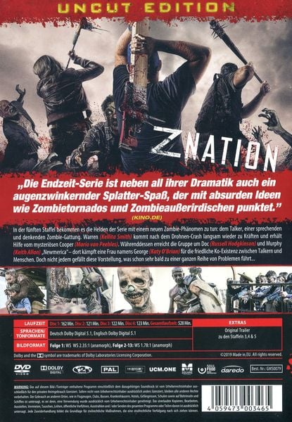 Z Nation - Staffel 5 (UNCUT-Edition)  [4 DVDs]