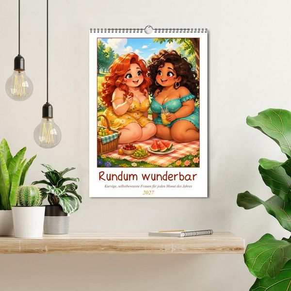 Produktbild: Rundum wunderbar (Wandkalender 2027 DIN A3 hoch), CALVENDO Monatskalender