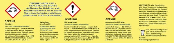 Produktbild: Chemielabor C 500 X