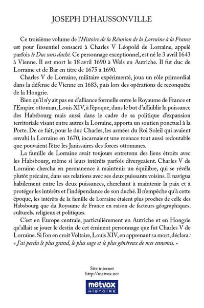 Produktbild: Histoire de la reunion de la