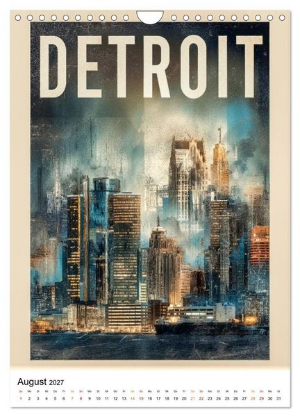 Produktbild: USA - Retro Journeys (Wandkalender 2027 DIN A4 hoch), CALVENDO Monatskalender