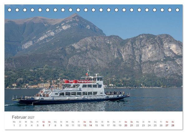 Produktbild: Como und der Comer See (Tischkalender 2027 DIN A5 quer), CALVENDO Monatskalender