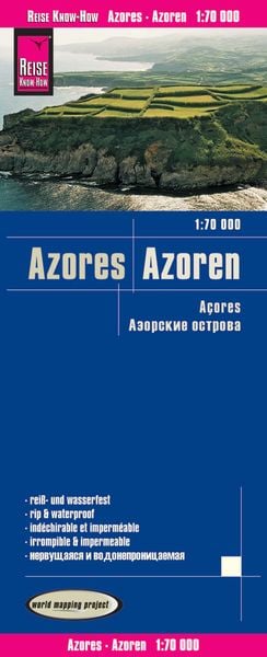 Produktbild: Reise Know-How Landkarte Azoren / Azores (1:70.000)