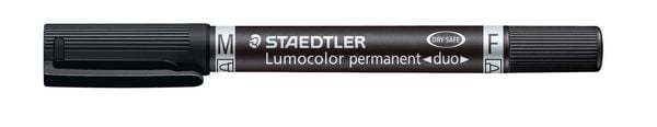 Produktbild: STADTLER Zweispitzmarker Lumocolor perm schw