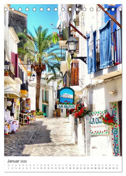 Produktbild: Spanien - Tapas, Flamenco und Sangria (Tischkalender 2026 DIN A5 hoch), CALVENDO Monatskalender