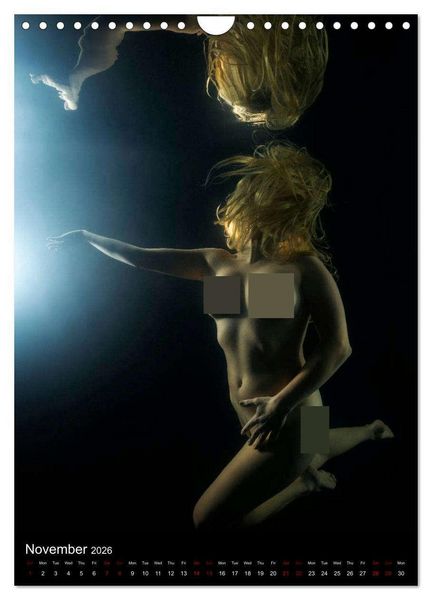 Produktbild: Underwater Erotic Shapes (Wall Calendar 2026 DIN A4 portrait), CALVENDO 12 Month Wall Calendar