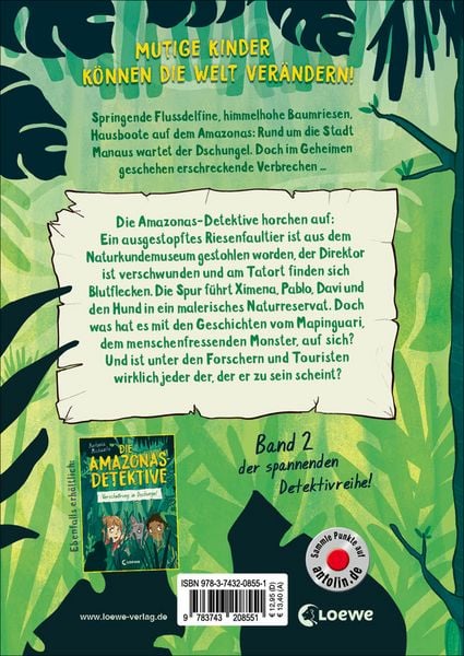 Produktbild: Die Amazonas-Detektive (Band 2) - Tatort Naturreservat