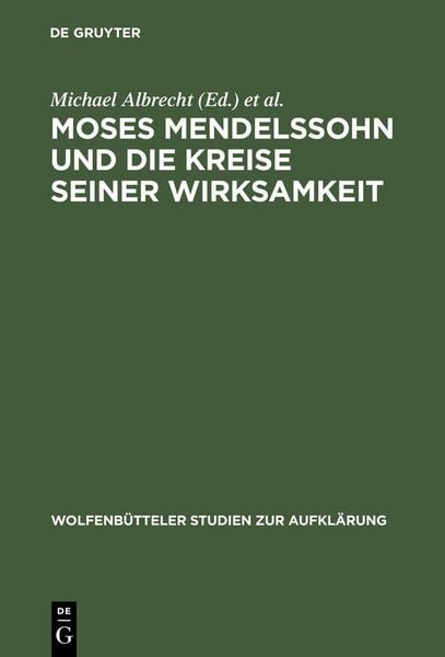 Produktbild: Moses Mendelssohn und die Kreise seiner Wirksamkeit
