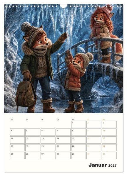 Produktbild: Kleines Pfotengl&uuml;ck (Wandkalender 2027 DIN A3 hoch), CALVENDO Monatskalender