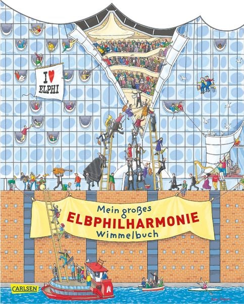 Produktbild: Mein großes Elbphilharmonie-Wimmelbuch