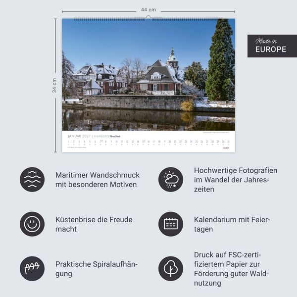 Produktbild: Hamburg - Meine Stadt Kalender 2027