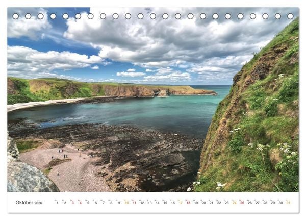 Produktbild: Typisch Schottland (Tischkalender 2026 DIN A5 quer), CALVENDO Monatskalender