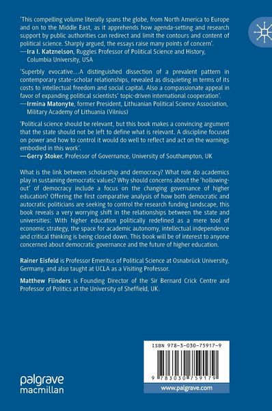 Produktbild: Political Science in the Shadow of the State