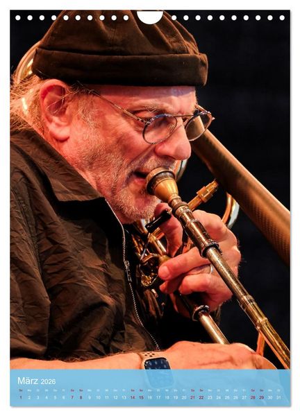 Produktbild: Jazz - Zwischen den T&ouml;nen (Wandkalender 2026 DIN A4 hoch), CALVENDO Monatskalender