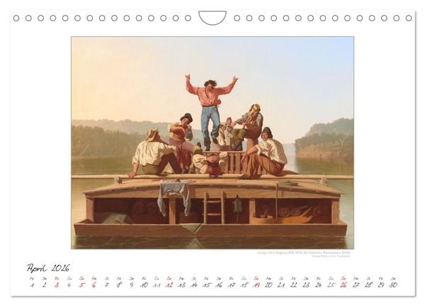 Produktbild: Party Time - Das Fest in der Kunst Kunstkalender (Wandkalender 2026 DIN A4 quer), CALVENDO Monatskalender