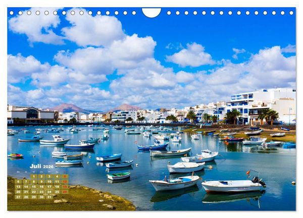 Produktbild: Lanzarote - Land der schwarzen Erde (Wandkalender 2026 DIN A4 quer), CALVENDO Monatskalender