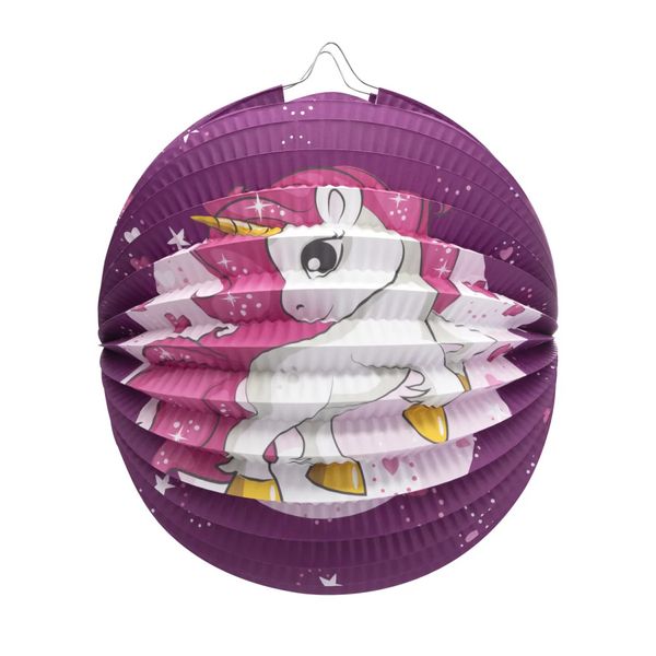 Idena Lampion Einhorn Ø26cm