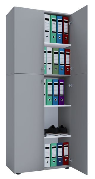 Produktbild: B&uuml;roschrank B&uuml;cher Ordner Aktenschrank Lona 5fach