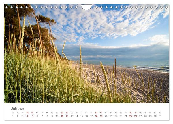 Produktbild: Lieblingsorte an der Ostsee (Wandkalender 2026 DIN A4 quer), CALVENDO Monatskalender