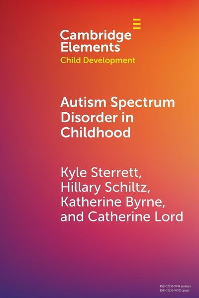 Produktbild: Autism Spectrum Disorder in Childhood