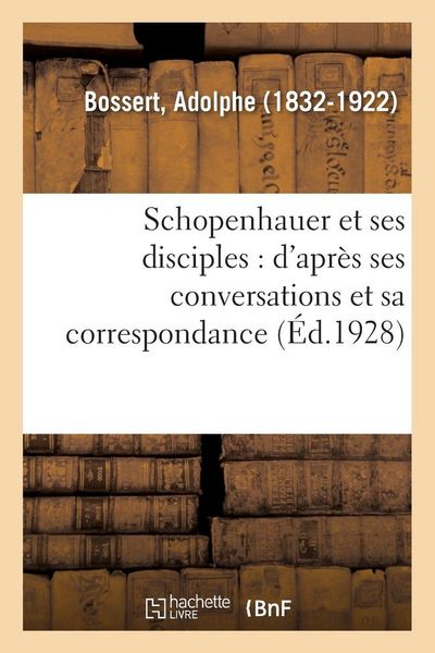 Produktbild: Schopenhauer et ses disciples