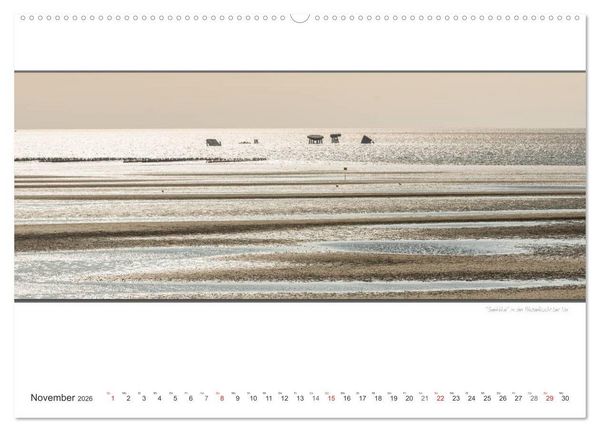 Produktbild: Emotionale Momente: Sylt de Luxe - die sch&ouml;nste deutsche Insel. (Wandkalender 2026 DIN A2 quer), CALVENDO Monatskalender