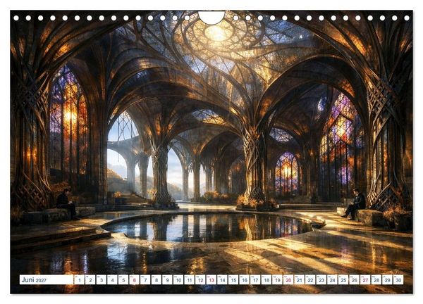 Produktbild: Architektur der Emotionen - Gestaltete Stimmungen (Wandkalender 2027 DIN A4 quer), CALVENDO Monatskalender