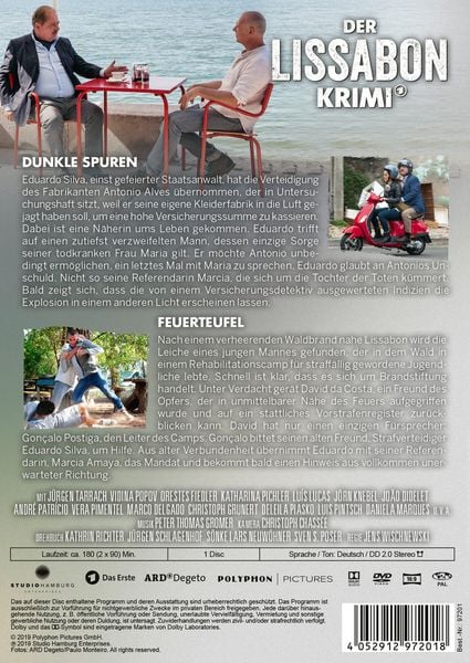 Produktbild: Der Lissabon-Krimi: Dunkle Spuren / Feuerteufel