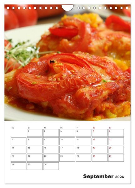 Produktbild: Leckeres mit Tomate (Wandkalender 2026 DIN A4 hoch), CALVENDO Monatskalender