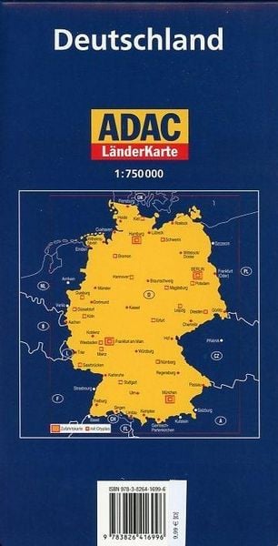Produktbild: ADAC L&auml;nderKte. Deutschland