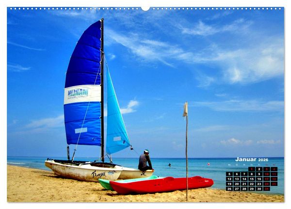 Produktbild: Katamarane an Traumstr&auml;nden - Hobie Cats in Cuba (Wandkalender 2026 DIN A2 quer), CALVENDO Monatskalender