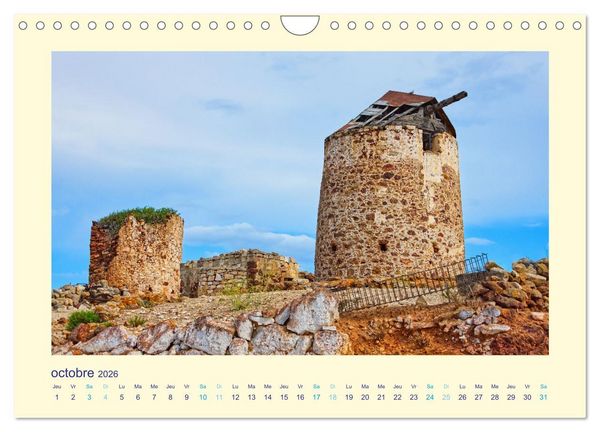 Produktbild: Les &icirc;les mythiques de Gr&egrave;ce - MILOS (Calendrier mural 2026 DIN A4 vertical), CALVENDO calendrier mensuel