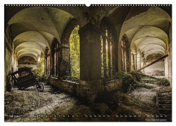 Produktbild: Lost in Decay 2026 - Die &Auml;sthetik des Verfalls (hochwertiger Premium Wandkalender 2026 DIN A2 quer), Kunstdruck in Hochglanz