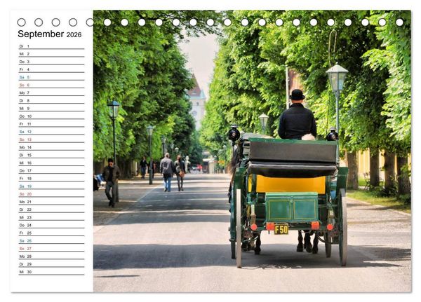 Produktbild: Wien - &Ouml;sterreichs charmante Hauptstadt (Tischkalender 2026 DIN A5 quer), CALVENDO Monatskalender