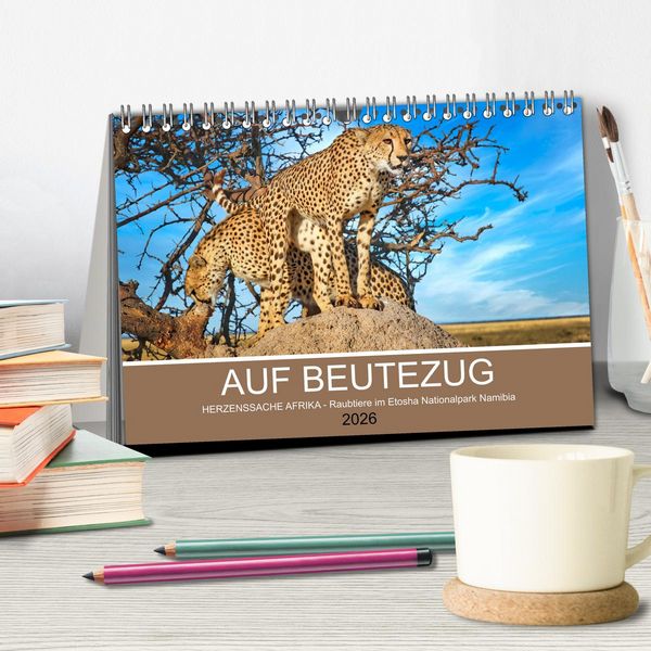 Produktbild: AUF BEUTEZUG (Tischkalender 2026 DIN A5 quer), CALVENDO Monatskalender
