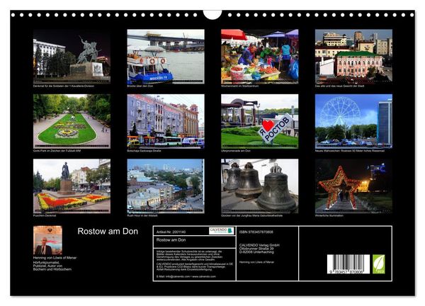 Produktbild: Rostow am Don (Wandkalender 2026 DIN A3 quer), CALVENDO Monatskalender