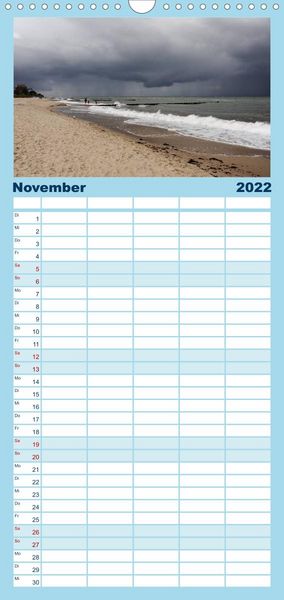 Produktbild: Familienplaner K&uuml;hlungsborn (Wandkalender 2022 , 21 cm x 45 cm, hoch)