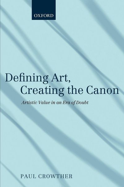 Produktbild: Defining Art, Creating the Canon