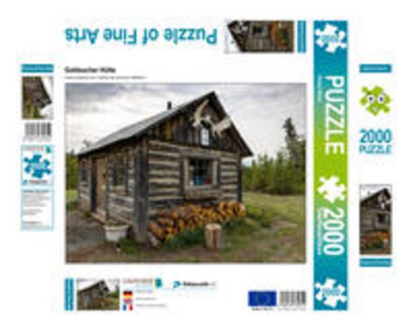 CALVENDO Puzzle Goldsucher Hütte | 2000 Teile Lege-Größe 90 × 67 cm Foto-Puzzle für glückliche Stunden
