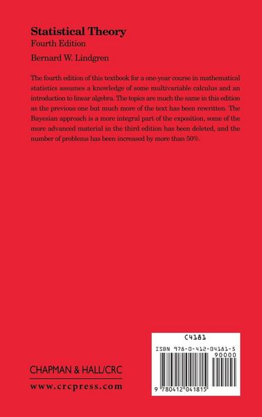 Produktbild: Statistical Theory